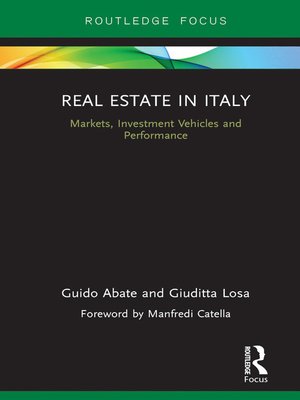 cover image of Real Estate in Italy